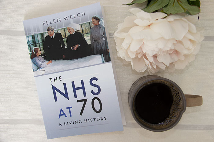 The NHS at 70 by Ellen Welch. A book about the history of NHS.